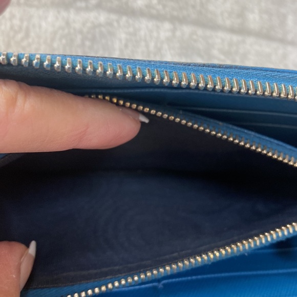 Prada Leather Zippy Wallet
